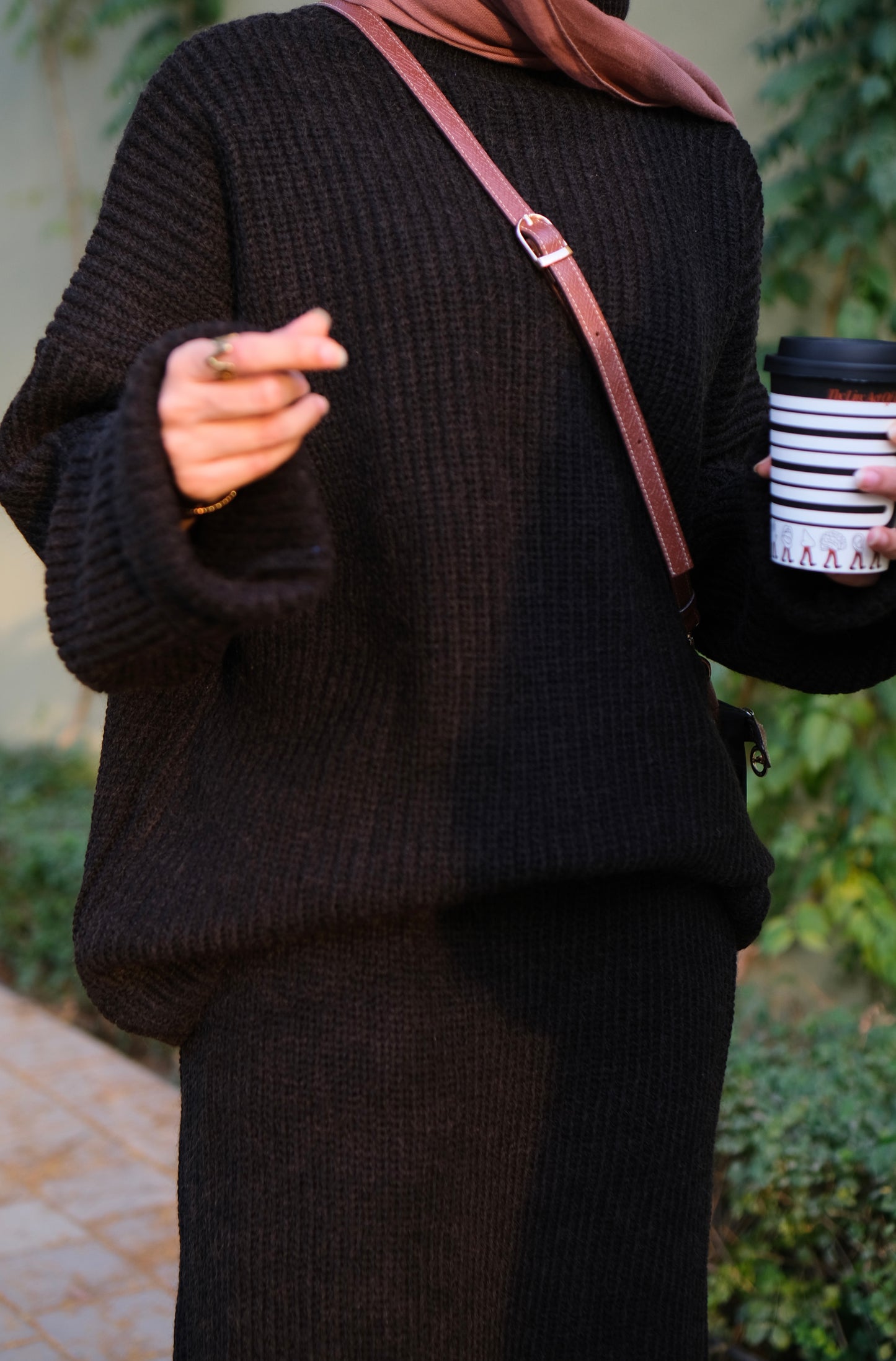 Sukoon — The Knitted Set in Black